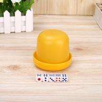 Quality Round Corner Pip Dots Cubes Casino Dice Plastic Acrylic Bouncing Game Dices for sale