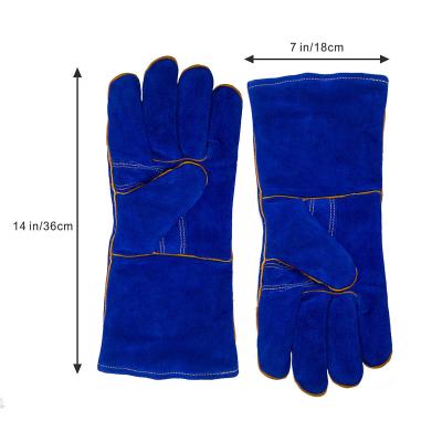 China Outdoor Customized Latest Quality Leather Material Welding Gloves Best Quality OEM Design for sale