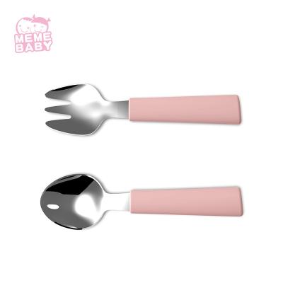China MeMe Baby 230 Degree Silicone Spoon For Kids Easy To Clean for sale