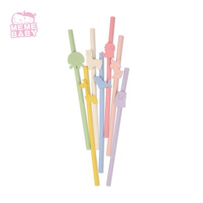 China Flexible Silicone Reusable Straw for sale