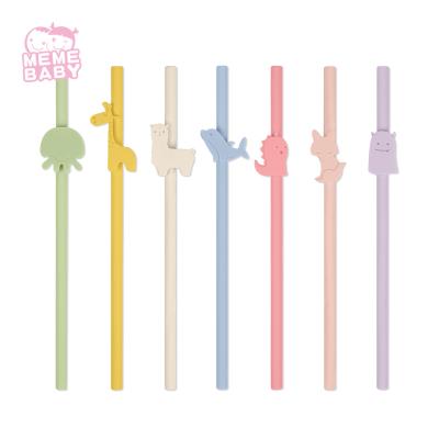 China Dishwasher Safe Silicone Reusable Straw Collapsible Customized Designs for sale