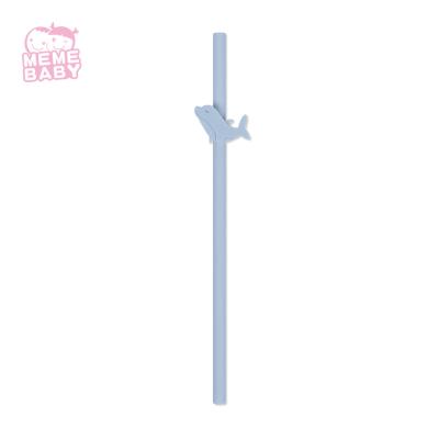 China BPA Free Long Silicone Reusable Straw Baby Customizable Durable for sale