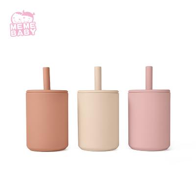 China Non Smell 180ml Silicone Universal Sippy Cup Food Grade For Infant for sale