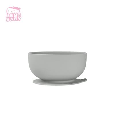 China Silicone Weaning Bowl Baby BPA Free LFGB Strong Suction Sustainable for sale