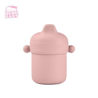 China LFGB Certificate Silicone Baby Cup Infant Silicone Cup Customized Logo for sale