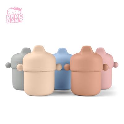 China FDA Certified Silicone Sippy Cup Baby Newborn Kid Mug With Removable Lid for sale