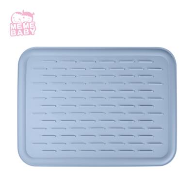 China Blue 400mm*300mm Silicone Rubber Table Mats With LFGB Approval for sale