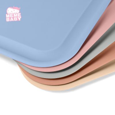 China BPA Free Water Repellent Silicone Non Slip Table Mat Baby Dinnerware for sale