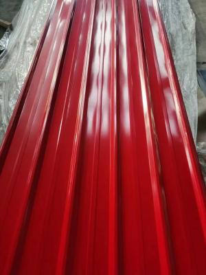 Китай PPGI Металлические железные цинковые кровельные плитки Цветовые покрытые гальвалюмным гофрированным стальным крышным профилем продается