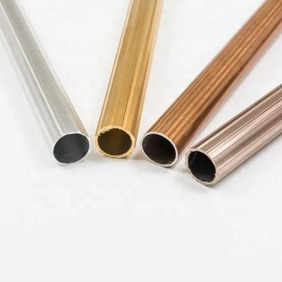 China 6063 T5 Anodized Pipe Rod Round Aluminum Tube For Decorations for sale