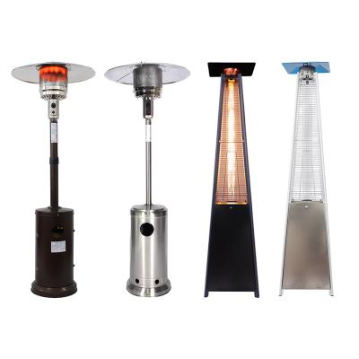 China Changzhou Glass Flue Complete Starter Medium Celling Electric Stainless Natural Gas Pyramid Pub Outside Patio Gas Heater for sale
