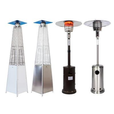 China Best Selling Lamp Burner Accessories White Color Heating Infrared Stainless Steel Gaz Pyramid Garden Outside Heater Patio for sale