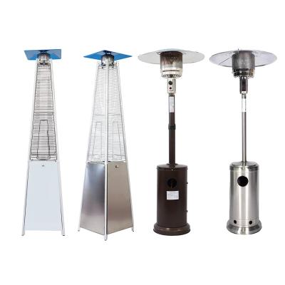 China Changzhou Kindle Anti Tip Switch Short Standing Thermocouple Stainless Steel Forced Air Pyramid Garden Indoor Gas Patio Heater for sale