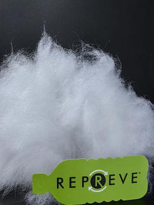 China Transparent Traceable Fiber Padding Garment White Unifi Cotton Recycle Fiber Ball for sale