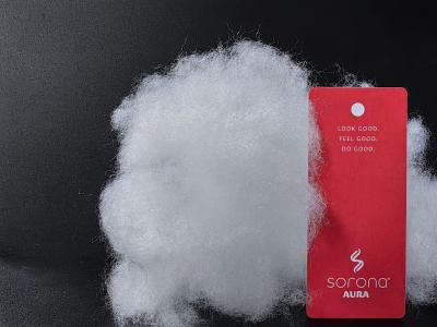 China Sorona neer als quilting watten stof Sorona vezel bal fluffier warmer en lichter Te koop