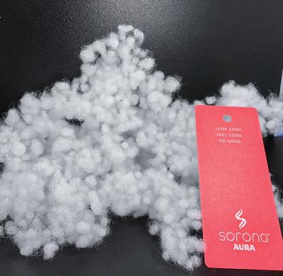 China Sorona para baixo como fibra de poliéster quente batendo fibra leve bolas de proteína fluffier à venda