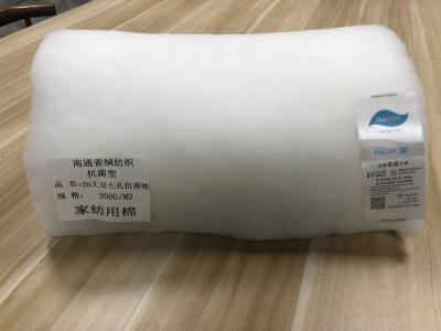 China INVISTA Polyester Fibre Wadding Antibacterial Cotton For The Elderly Infants Clothes for sale