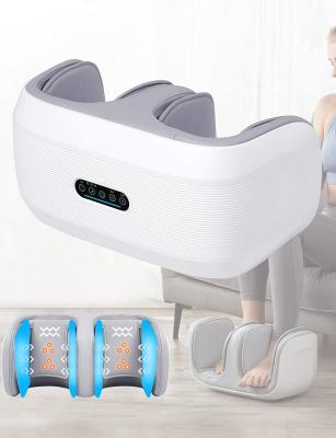 中国 FCCの二重足の膝関節のマッサージャーの空気圧縮の物理療法療法の電気暖房 販売のため