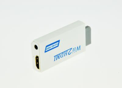China Kleine Wii-Convertor aan Hdmi-Steunvideo en Audio in Volledig Digitaal HDMI-Formaat Te koop
