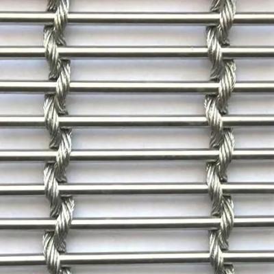 China Maintenance Free Steel Cable Mesh Antique Surface Architectural Metal Mesh for sale