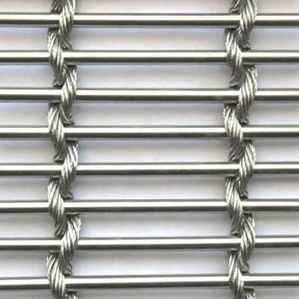 Quality Maintenance Free Steel Cable Mesh Antique Surface Architectural Metal Mesh for sale