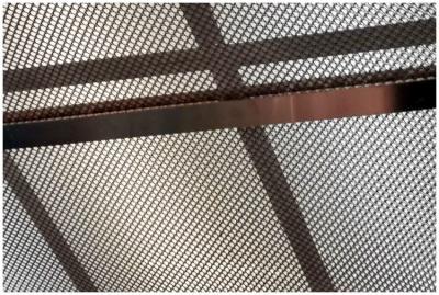 China Light Diffusion Stainless Steel Honeycomb , Twisted Mesh Honeycomb Steel Mesh for sale
