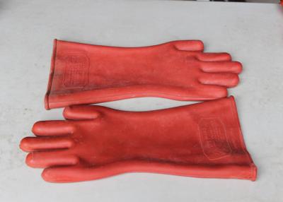 China Latex High / Low Voltage Insulating Gloves for sale
