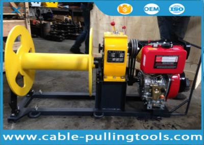 China Cable Pulling Tools 3 Ton Diesel Engine Winch For Pulling Wood for sale