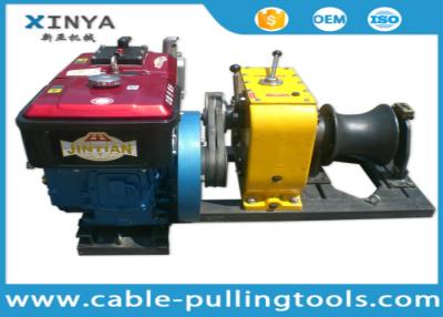 China Heavy Load 80KN Cable Winch Puller For Overhead Line Transmission for sale