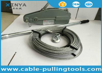 China 1.6T Tirfor Cable Pulling Tools Wire Rope Winch with steel rope for hoisting for sale