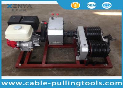 China 5T Cable Drum Gasoline Engine Powered Winch For Pulling / Lifting During Tower Erection for sale