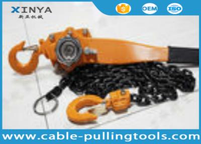 China 0.75 - 6 Ton Chain Lever Hoist Chain Pulley Block For Lifting and Hoisting for sale