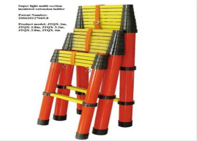 China FRP Insulation Ladder Multi - Section Insulated Telescopic Ladder Protective Tools for sale
