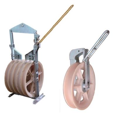 China 660mm Dia Wheels Helicopter Stringing Blocks For Pilot Wire Rope for sale