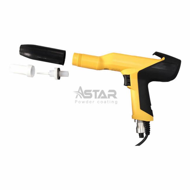 GM04 Powder Coating Gun in Use