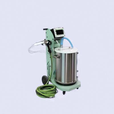 China ISO9001 Sames Electrostatic Powder Coating Machine With Gun Powder Hopper Trolley for sale