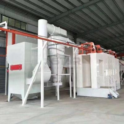 China PP Large Cyclone Recovery Powder Coating Spray Booth for sale
