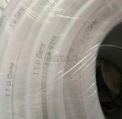 China 12x18mm Transparent Durable POM Powder Coating Hose for sale