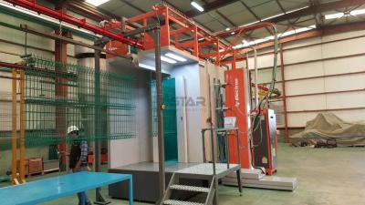 China Automatische elektrostatische Pulver-Beschichtungs-Linie zu verkaufen
