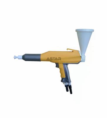 China Experimental Cone Hopper 12v Cascade Portable Powder Coating Gun for sale
