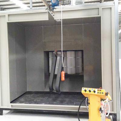 China Oversized Manual Electrostatic Iso 9001 Powder Coating Spray Booth for sale
