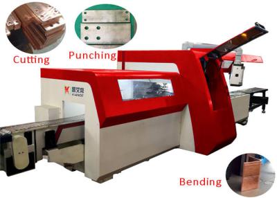 China Low Noise Hydraulic CNC Busbar Processing Machine For Copper for sale