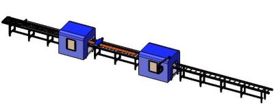 China Máquina de proceso de aluminio de cobre automática de la barra de distribución del CNC que esquila la perforación de Bendin en venta
