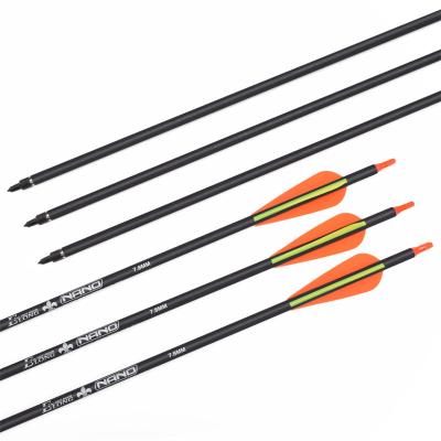 China 30inches Archery Bow Arrows 7.8mm Hunting Archery Arrows Target Shooting for sale