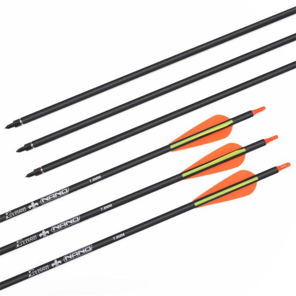 Quality 30inches Archery Bow Arrows 7.8mm Hunting Archery Arrows Target Shooting for sale