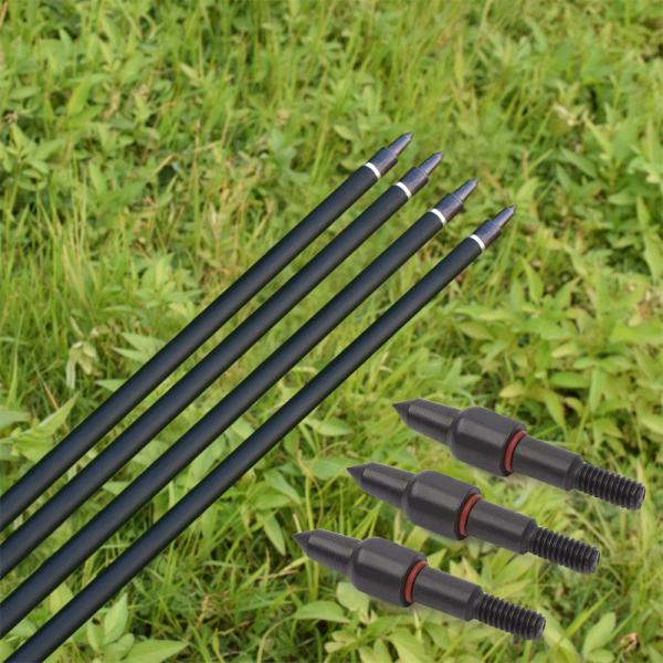 Quality 100 Grain Arrow Accessories Archery Arrow Heads Screw Field Point for sale