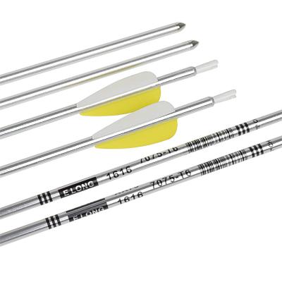China Silver Color Archery Bow Arrows 30inch Aluminum Arrow Blanks for sale