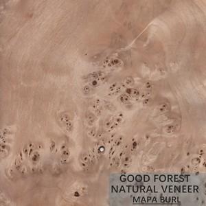 China Tree Burl Wood Veneer Natural White Poplar Veneer Sheets Excellent for sale