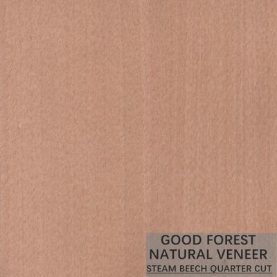 China Natural Steamed Beech Veneer Wrapping Vertical Grain Veneer Excellent for sale