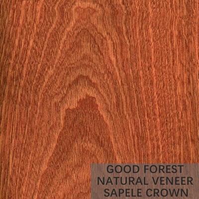 Chine Le placage en bois naturel de Sapele figure le placage en bois de grain pour la décoration à vendre